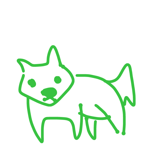 #38c241の犬